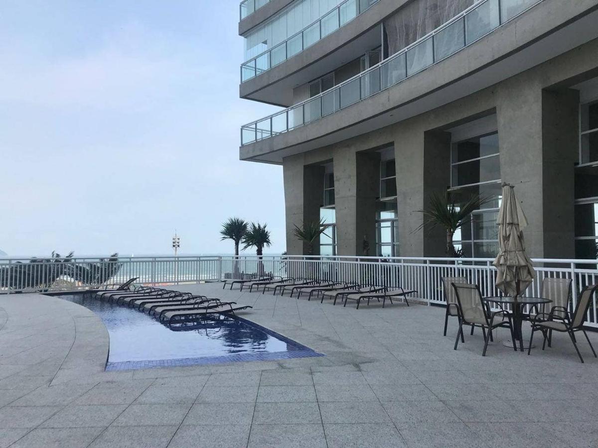 Unlimited - Frente Ao Mar. Apt Todo Mobiliado. Сантос Экстерьер фото